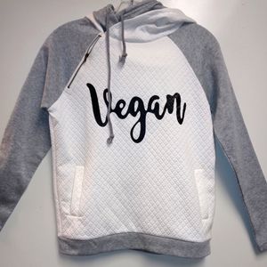 NWOT 🌿 VEGAN Hoodie Sz S